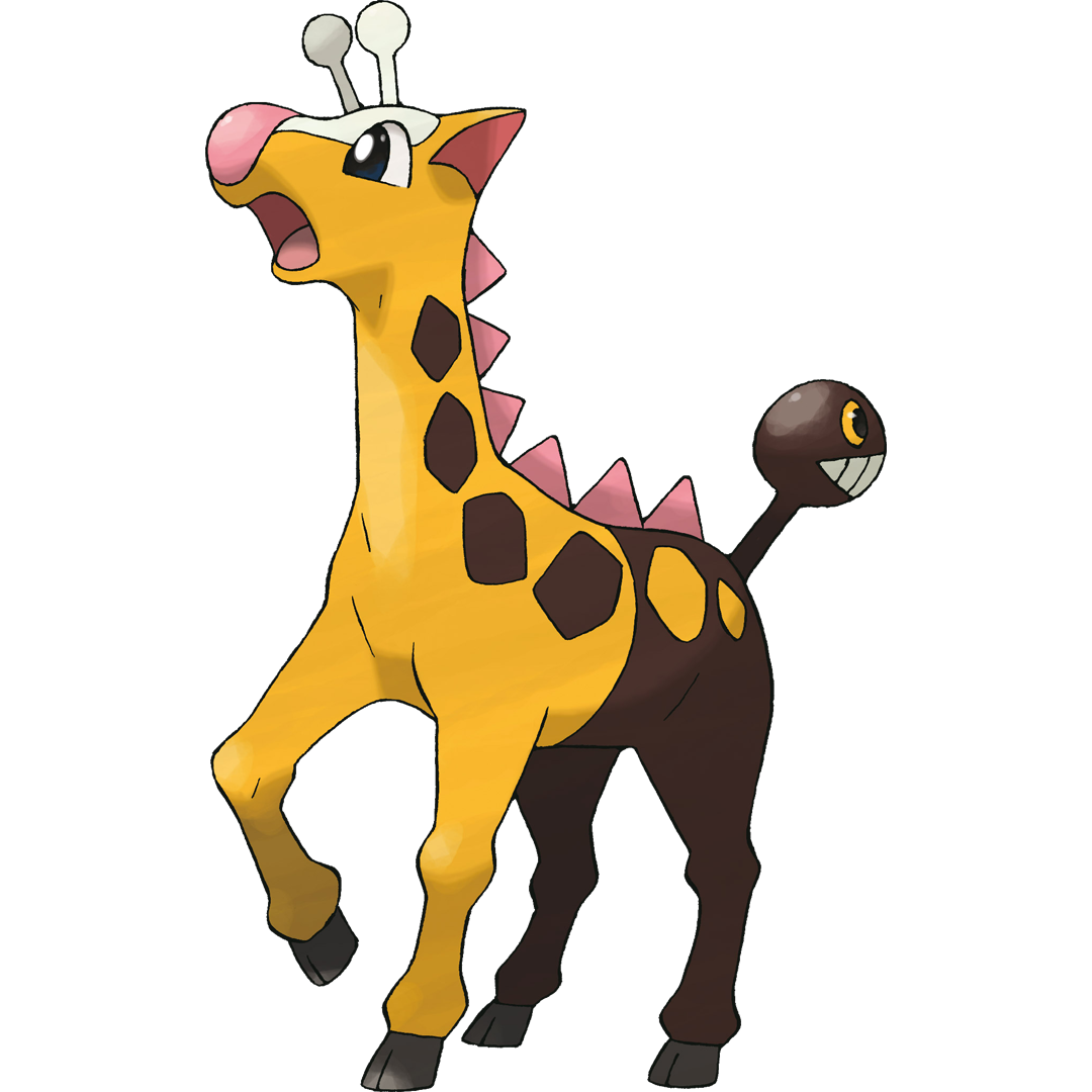 Sugimori artwork of girafarig